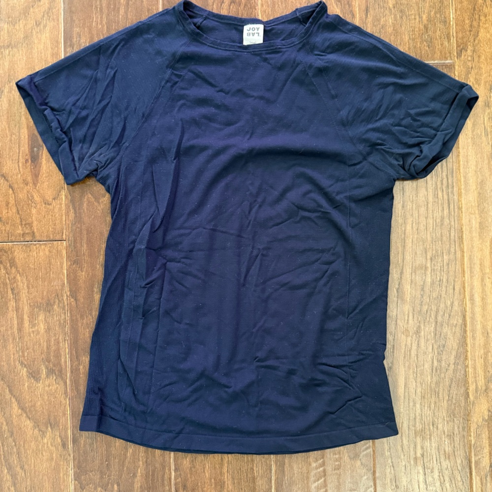 JoyLab Ladies Blue Short Sleeve Athletic top